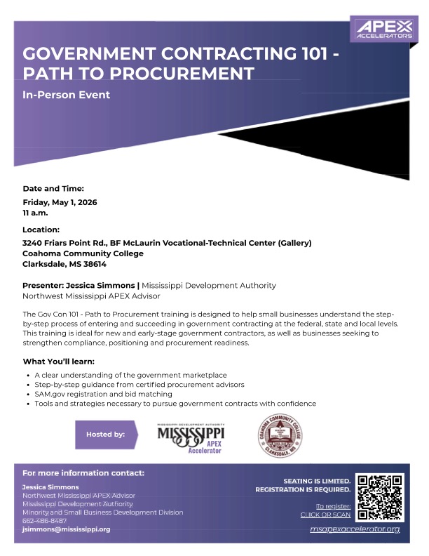 APEX Training Flyer
