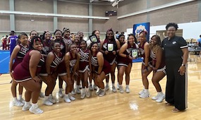 CCC Cheerleaders, Coach, & Awards Won at UCA Camp.