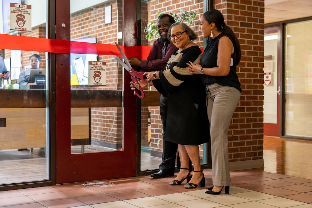 Ribbon Cutting of Newly Remodeled Cafe